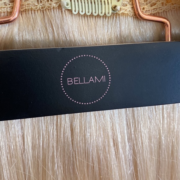 Bellami 20” Ash Blonde Clip-ins. NEVER WORN! - Picture 4 of 7